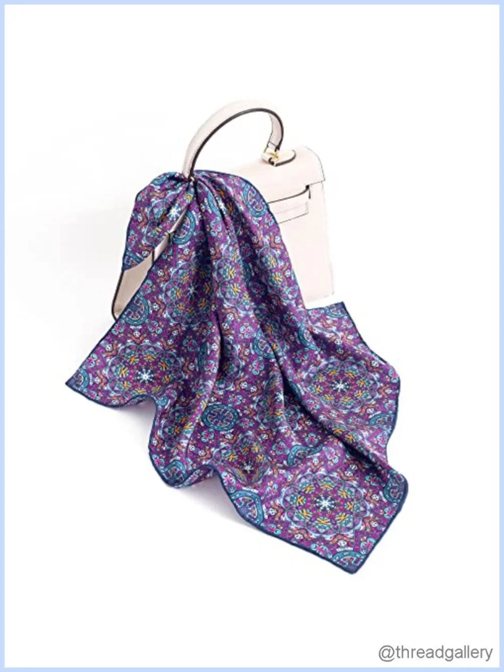 100% Pure Mulberry Silk Square Scarf 14MM Twill 21x21